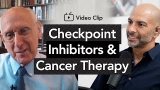 Checkpoint inhibitors in cancer therapy  Peter Attia MD amp Steven Rosenberg MD PhD [upl. by Yboc]