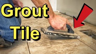 How To Grout Tile [upl. by Bore]