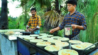 PAROTTA  How To Make Soft Layered Paratha  Kerala Paratta  Cooking in Village [upl. by Julee]