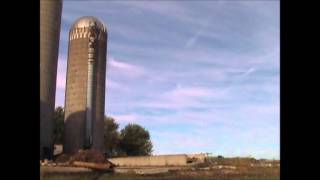 Concrete silo demolition [upl. by Nahgaem963]