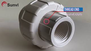 PVC UNION amp PIPE UNIONPIPE FITTINGS [upl. by Adnamaa]