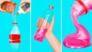 Super Fast Slime Recipe DIY 30 SECONDS Bottle Slime [upl. by Eeleimaj]