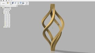 Fusion 360  Torsade fer forgé [upl. by Comras352]