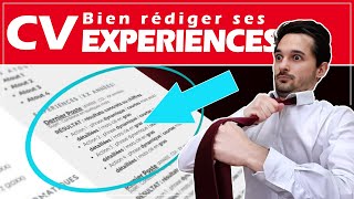 COMMENT REMPLIR LES EXPERIENCES SUR SON CV 💥1 méthode efficace  tuto WORD [upl. by Atel]