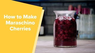 Bartending Essentials How to Make Maraschino Cherries [upl. by Frieda]