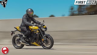 2024 Triumph Street Triple RS  First Ride [upl. by Crandell781]