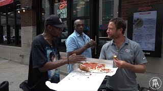 Barstool Pizza Review  Giordanos Chicago [upl. by Drape639]