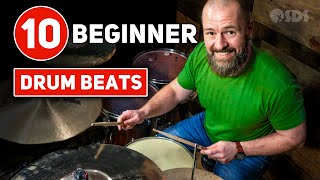 10 Beginner Drum Beats  Go From quotNoquot To quotProquot [upl. by Tecil]