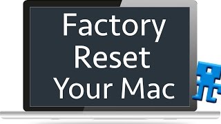 Reset Your Mac To Factory Settings Without Disc  OS X Yosemite iMac Macbook Pro Air Mini [upl. by Othe]