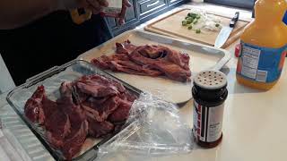 How to Marinade Carne Asada the simple way [upl. by Fachan]