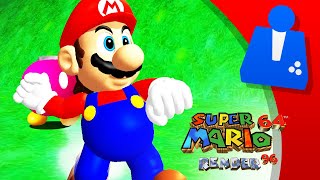 NEW Super Mario 64 Mod  RENDER ’96 SGI Project [upl. by Anirbys795]