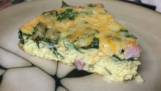 Easy and Delicious Crustless Quiche Recipe [upl. by Ahsinal]