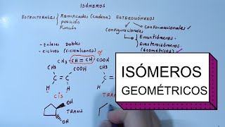 ISÓMEROS GEOMÉTRICOS CIS TRANS Z Y E [upl. by Odnesor]