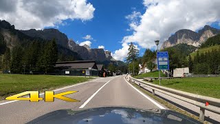 Dolomites Passo Gardena Italy One Epic Drive 4K 60P 🇮🇹 [upl. by Coryden155]