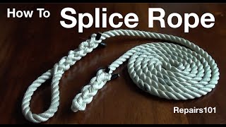 How to Splice Rope [upl. by Odnama843]