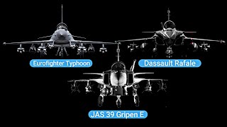 Eurofighter Typhoon vs Rafale vs Gripen – Which one is the BEST Fighter Jet [upl. by Eskil]