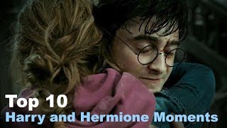 Top 10  Harry and Hermione Moments [upl. by Nnav]