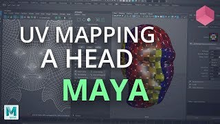 UVs for Beginners  UV mapping a Head in Maya [upl. by Adnotal]