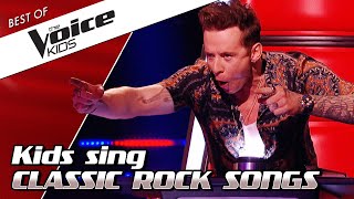 TOP 10  ROCK ON These KIDS know their CLASSICS in The Voice Kids 🤘 [upl. by Eenaj]