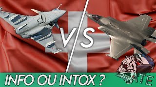 F35 vs Rafale en Suisse Emballement mediatique [upl. by Naamana253]