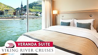 Viking River Cruises  Veranda Suite Full Walkthrough Tour amp Review 4K  Viking Longship [upl. by Kreager]