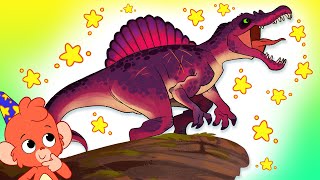 Club Baboo  Learn Spinosaurus facts for kids  Dinosaur ABC and more dino fun with Baboo [upl. by Otaner]