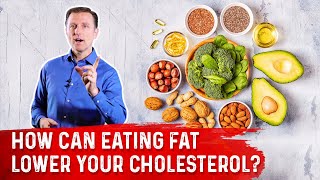 How Can Eating Fat LOWER Your Cholesterol – Dr Berg [upl. by Elokcin]