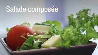 Recette de salade composée [upl. by Kcirdot]