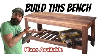 How To Build a Bench  Easy DIY Bench [upl. by Nilya]