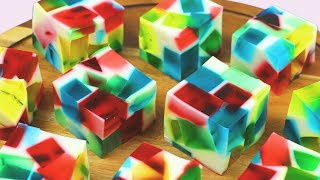 How to Make Delicious Broken Glass Cube Jello Treats [upl. by Jay]