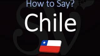 How to Pronounce Chile CORRECTLY [upl. by Xonnel]