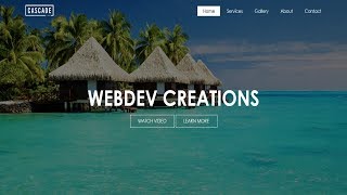 How To Create A Website Using HTML And CSS Step By Step Website Tutorial [upl. by Eyt]