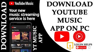 How to Download YouTube Music App on PC Bluestacks Android Emulator for PC [upl. by Yhtir39]