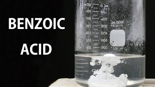 Making Benzoic Acid from sodium benzoate [upl. by Winny968]