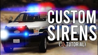 How to Install Custom Siren Packs into FiveM GTA 5 RP 2021 [upl. by Bernadina]