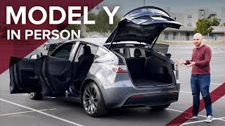 The Tesla Model Y  Full In Person Walkthrough [upl. by Bruno]