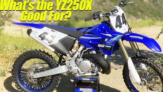 Yamaha YZ250X Two Stroke Whats It Good For  Motocross Action Magazine [upl. by Ardnusal222]