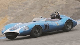 19551961 Sports Racing Over 2000CC Cars  2017 Rolex Monterey Motorsport Reunion [upl. by Flemings327]