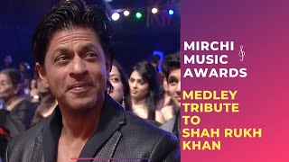 Romantic medley tribute to Shahrukh Khan by Bollywood Singers  Mirchi Music Awards  Radio Mirchi [upl. by Hagar]