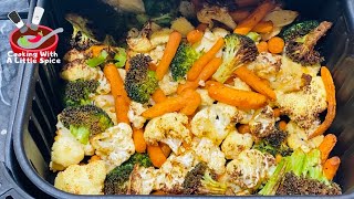 Best Air Fryer Roasted Vegetables  Easy Veggies Recipe [upl. by Idnor426]