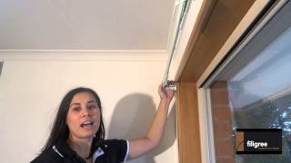 How to install a curtain track [upl. by Crellen]