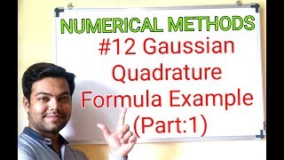 12 Gaussian Quadrature Formula in HindiNumerical IntegrationMaths 4GTU [upl. by Ahsatan]