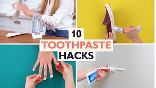 10 Ways to Use Toothpaste Around the House  Toothpaste Hacks [upl. by Barber]