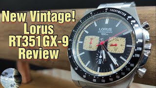 New Vintage Lorus Chronograph Review [upl. by Ahcsatan]