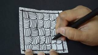 10 Simple Zentangle Patterns for Beginners [upl. by Pigeon]