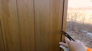 NewTechWood Siding Vertical Installation Guide [upl. by Fawcett473]