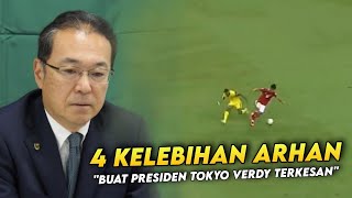 DI PUJI PRESIDEN TOKYO VERDY 🥰Lihatlah 4 Kelebihan Pratama Arhan Kembali Buat Terkesan Pendiri Klub [upl. by Assyle592]