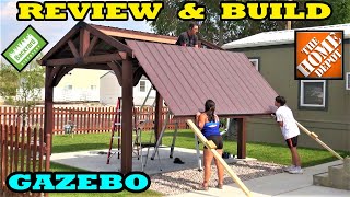 Backyard Discovery Gazebo Kit 12x12 Review amp Build [upl. by Thill]