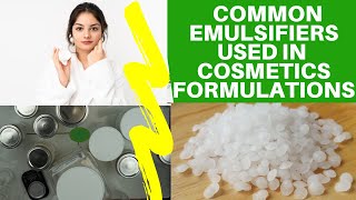 BEST EMULSIFIERS USED IN SKINCARE amp COSMETICS FORMULATIONS Common Emulsifiers For Lotion amp Cream [upl. by Wey]