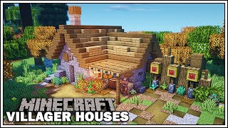 Minecraft Villager Houses  THE FLETCHER  Minecraft Tutorial [upl. by Shell]